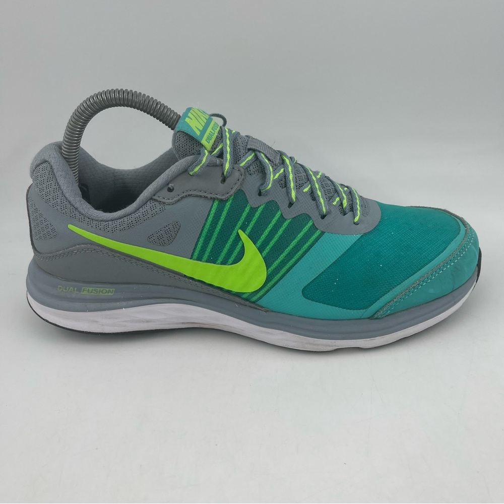 Nike Women’s Dual Fusion X Teal Grey 709501-014 Running Shoes Sneakers- Size 8.5